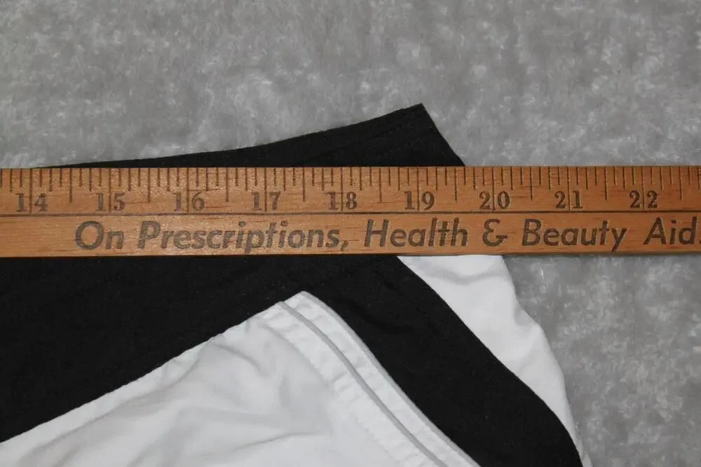 Greg Norman Board Shorts Mens 40 White Colorblock Drawstring Lined Pockets